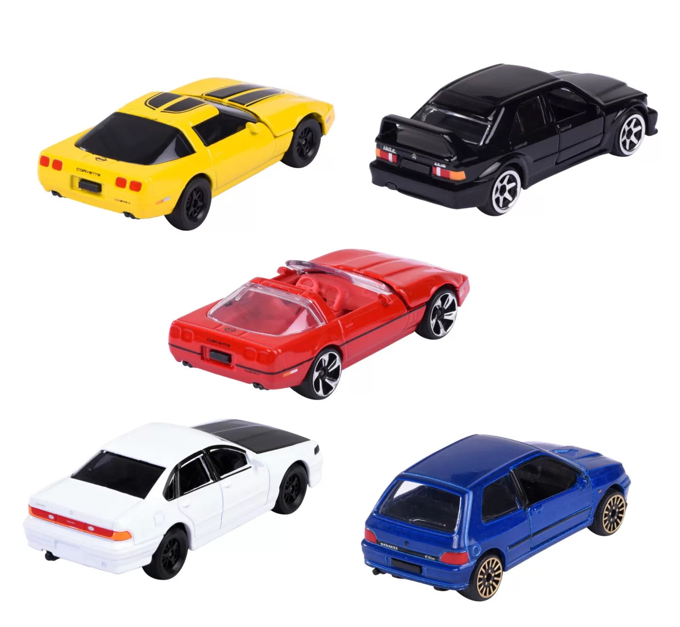 Majorette figura szett: 5 autó (7,5 cm)