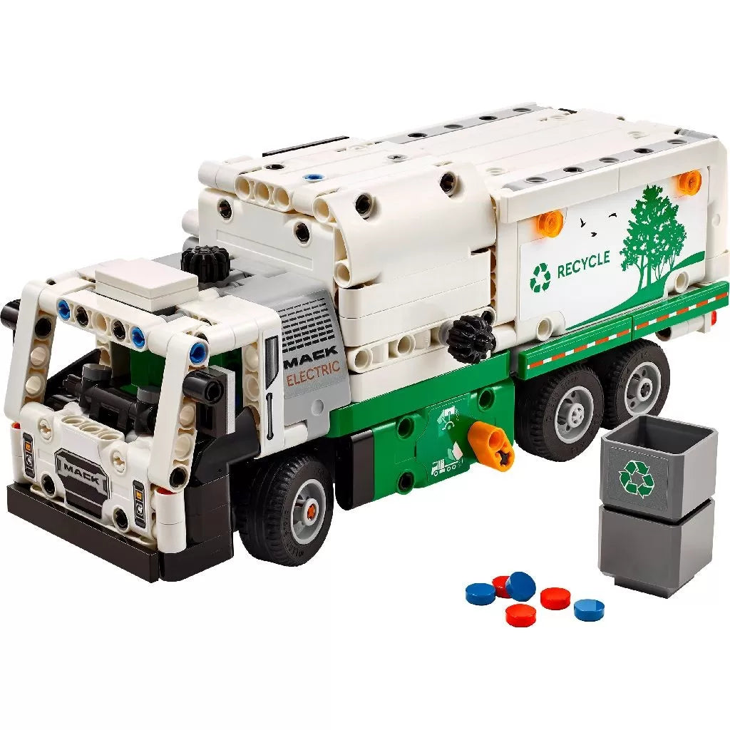 Lego technic autogunoiera mack lr electric 42167