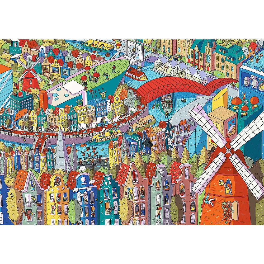 Puzzle trefl 1000 uft eye spy amsterdam