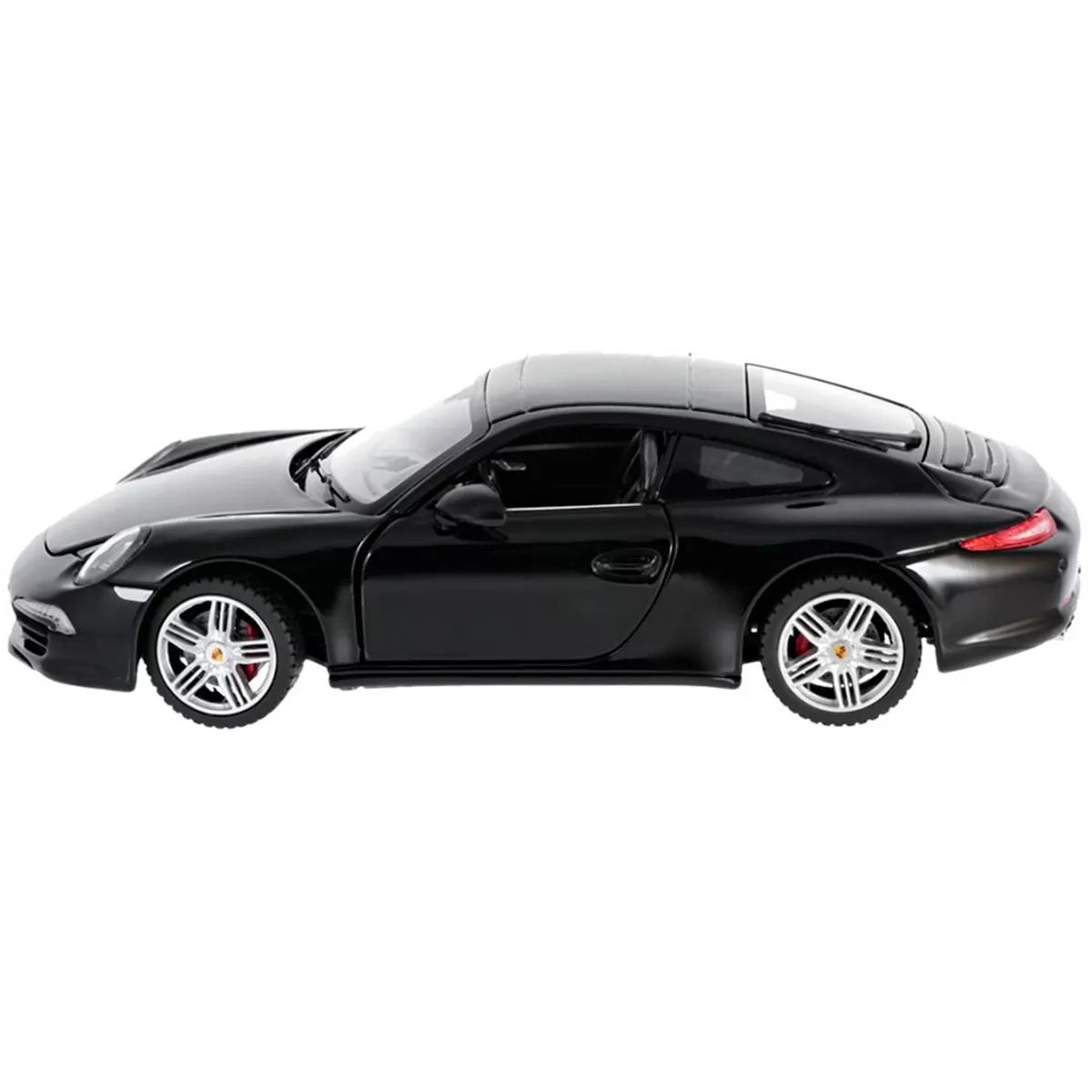 Porsche 911 fekete fém autó 1-24 méretarányban