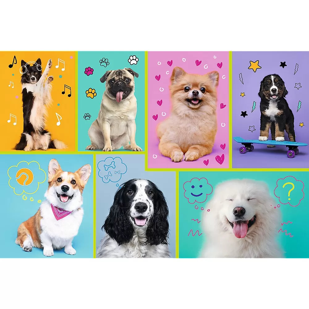 Puzzle trefl 100 in lumea cateilor