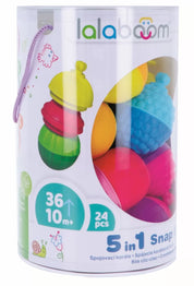 Lalaboom joc de dezvoltare bebe montessori 24 piese