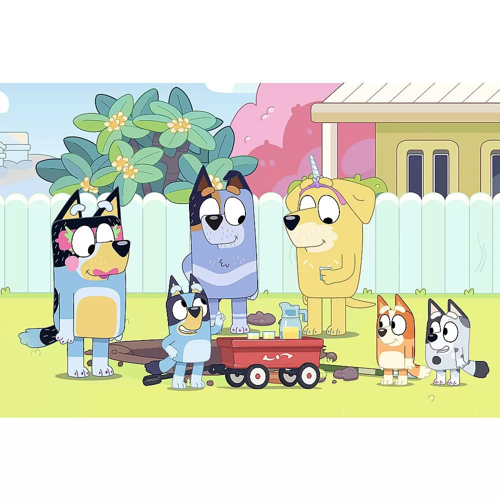 Puzzle trefl 100 bluey minunata lume a lui bluey