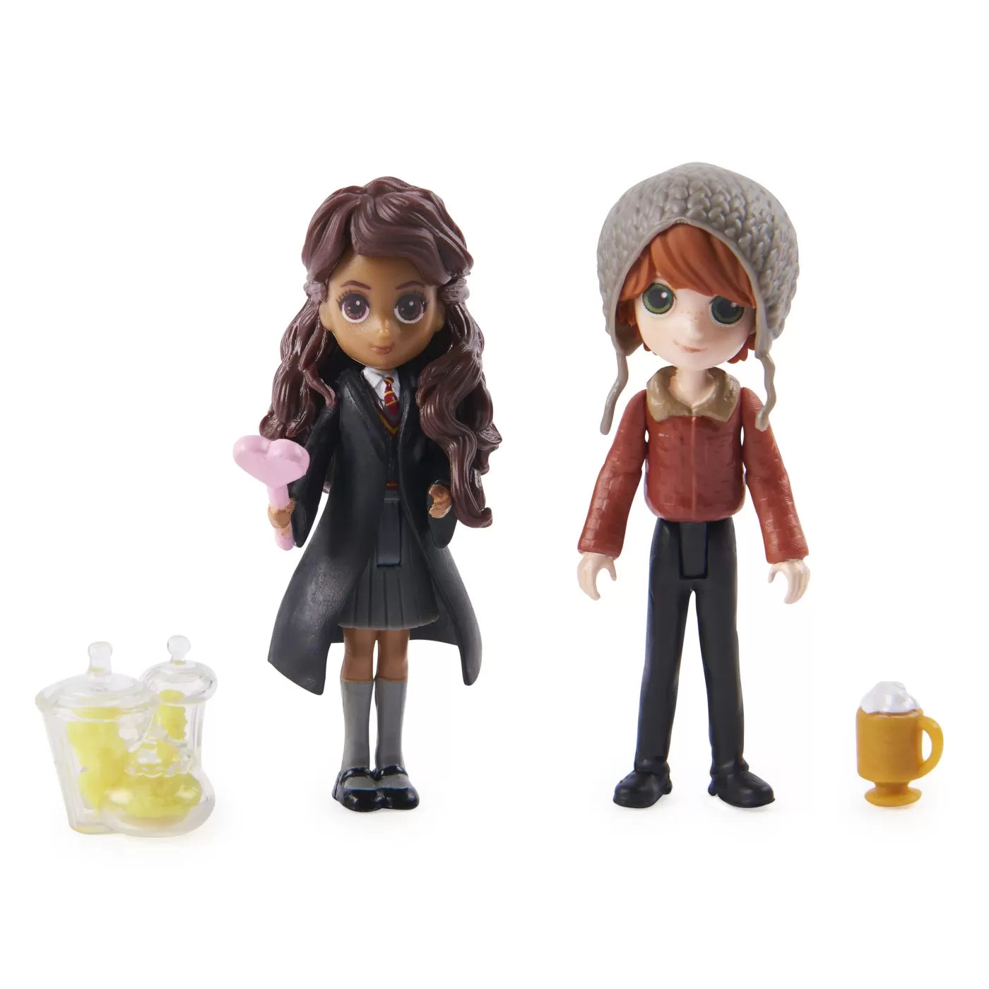 Harry Potter varázslóvilág varázslatos minifigura szett 2 Ron és Parvati figurával