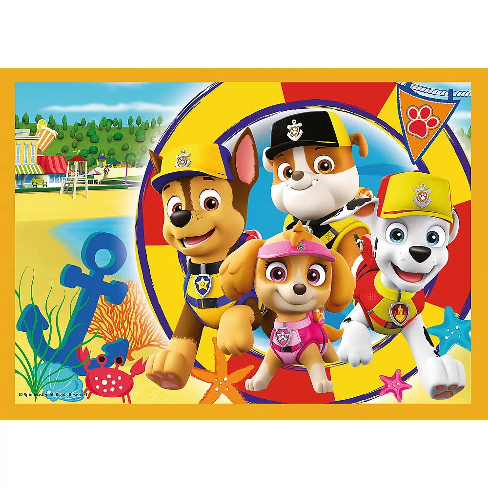 Puzzle trefl 4in1 patrula catelusilor - sarbatorile