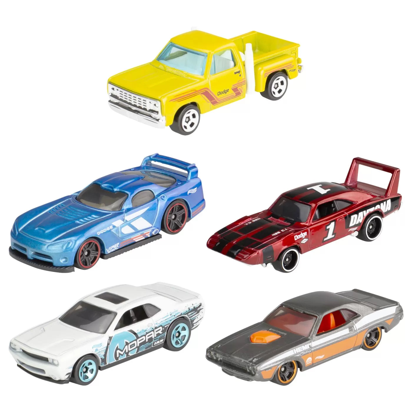 5 darabos Hot Wheels Mopar kisautó készlet