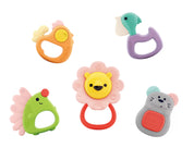 Set 5 jucarii pentru dentitie in cutie forest baby