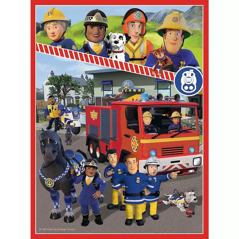 Puzzle trefl 2in1 memo pompierul sam echipa pompierilor
