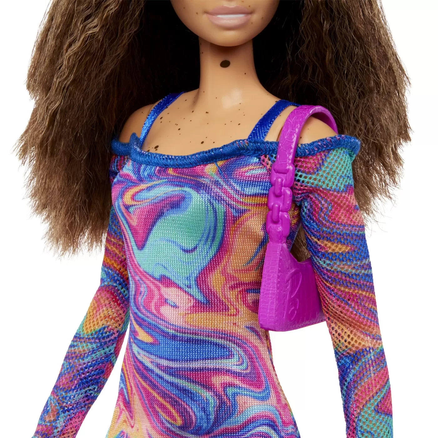 Papusa barbie fashionista satena cu pistrui