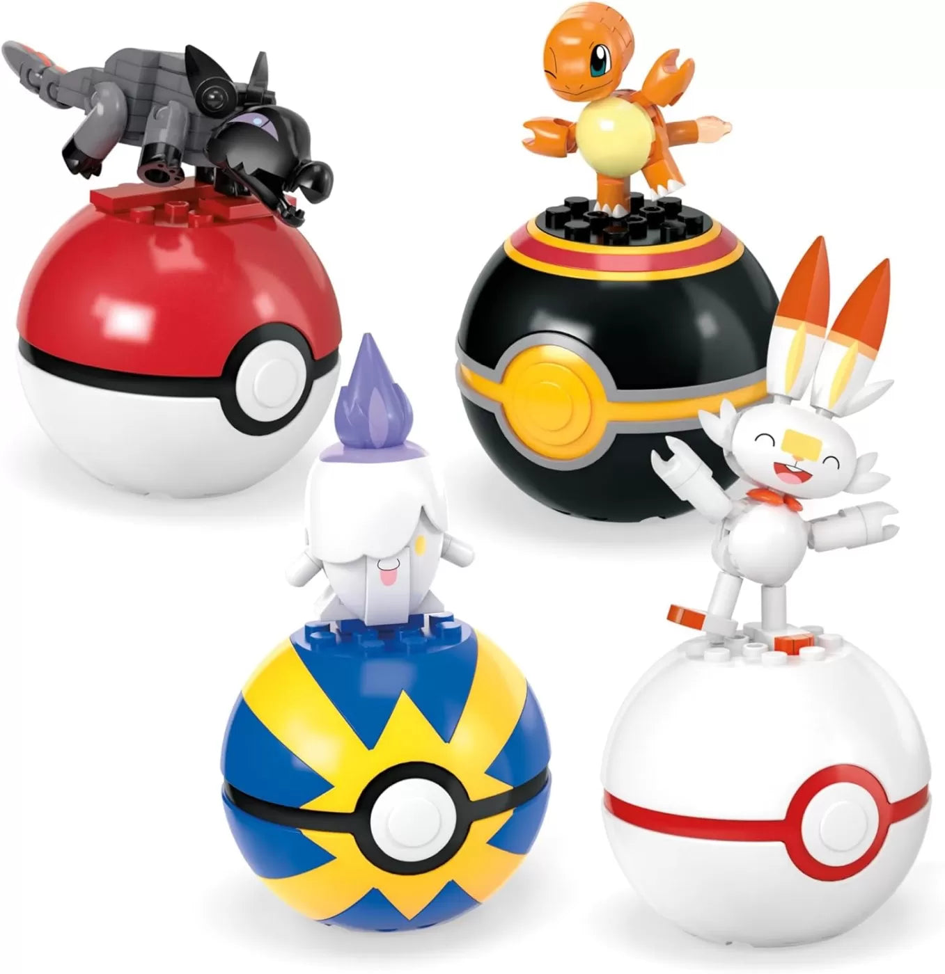 Pokémon mega szett 4 golyós tűzcsapat