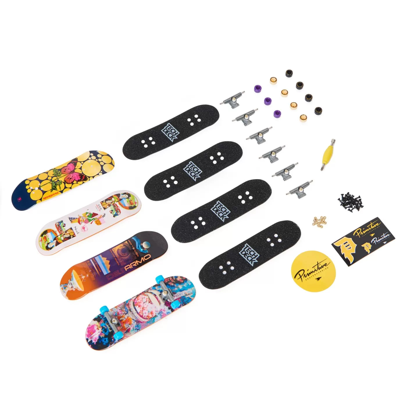 Tech deck csomag 4 darabos primitív fogólap 9.6cm