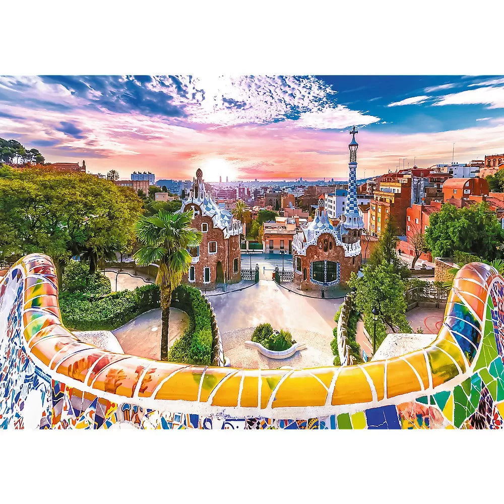Puzzle trefl 1000 apus peste barcelona