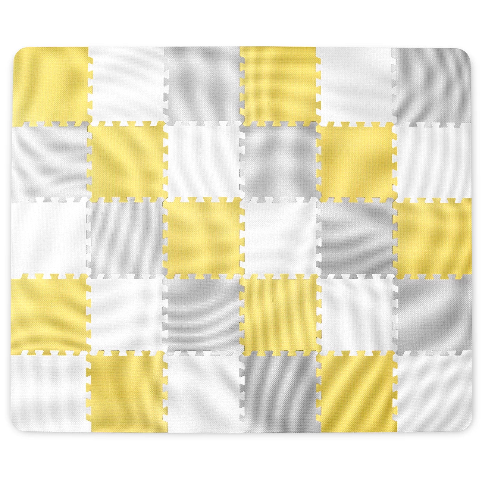 Saltea de joaca kinderkraft luno, spuma, yellow