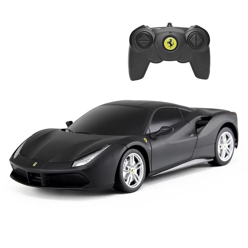 Masina cu telecomanda ferrari 488 gtb negru scara 1 la 24