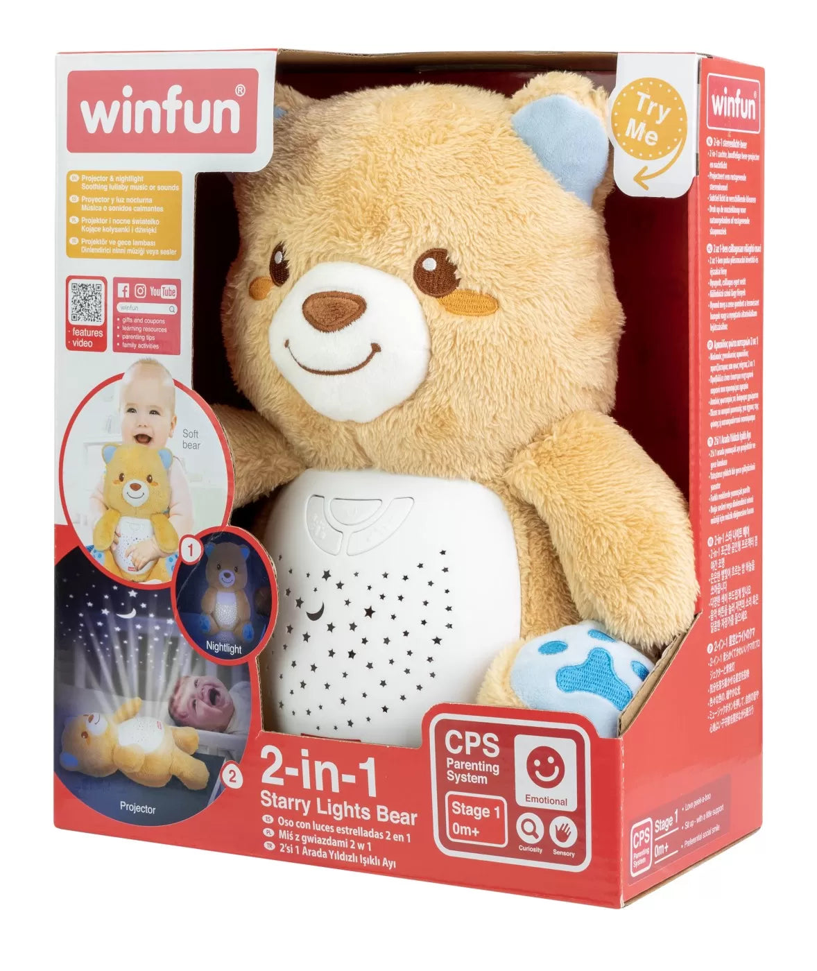 Winfun mackó projektor és éjszakai fény