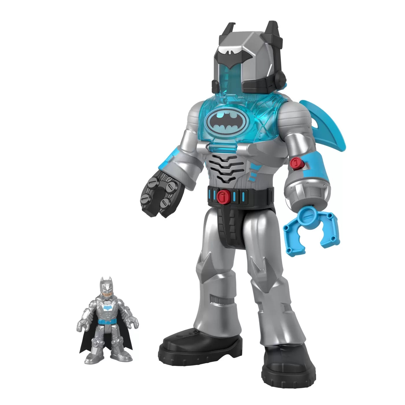 Fisher-Price Imaginext DC Super Friends robot Batman szürke öltönyben 30 cm