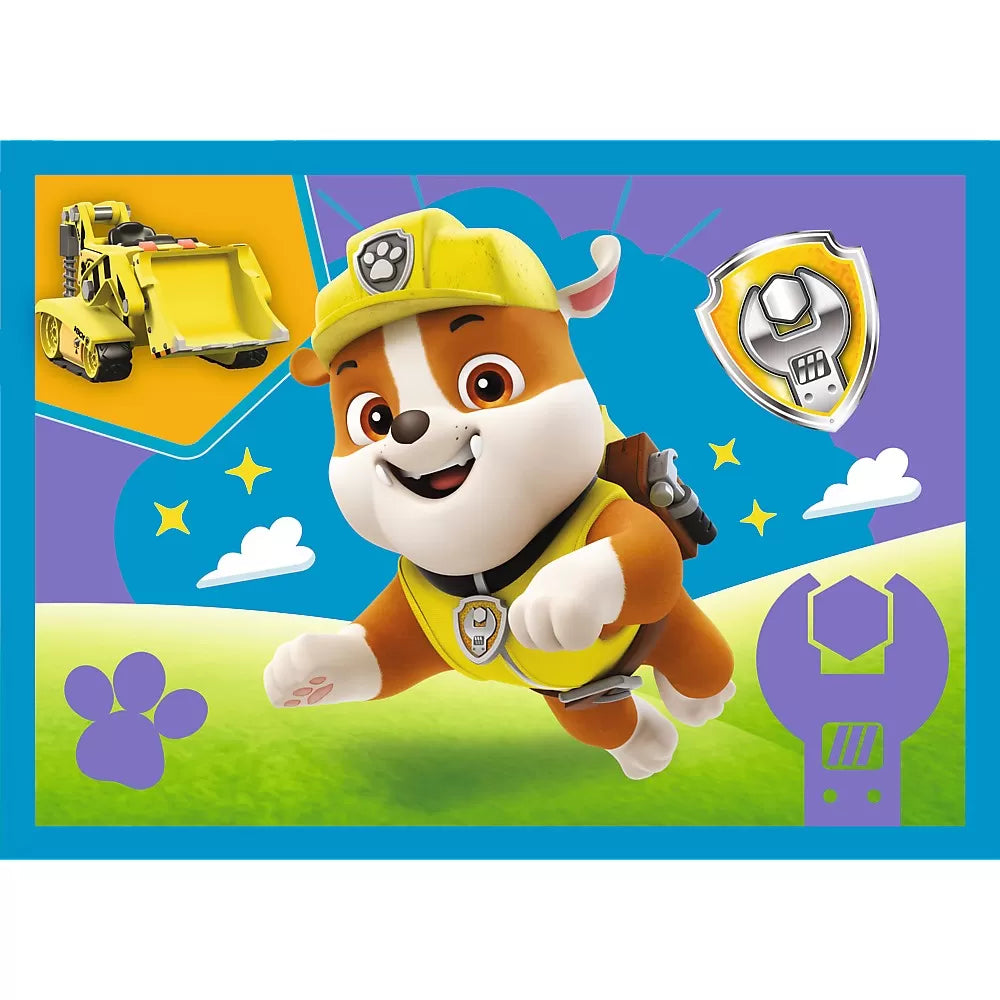 Puzzle trefl 4in1 patrula catelusilor echipa