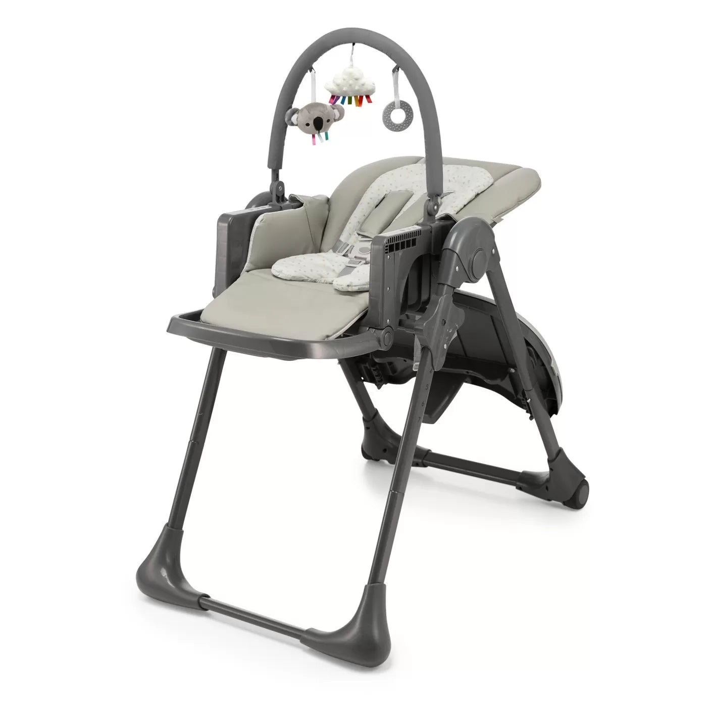 Scaun de masa kinderkraft tummie, pliabil, grey
