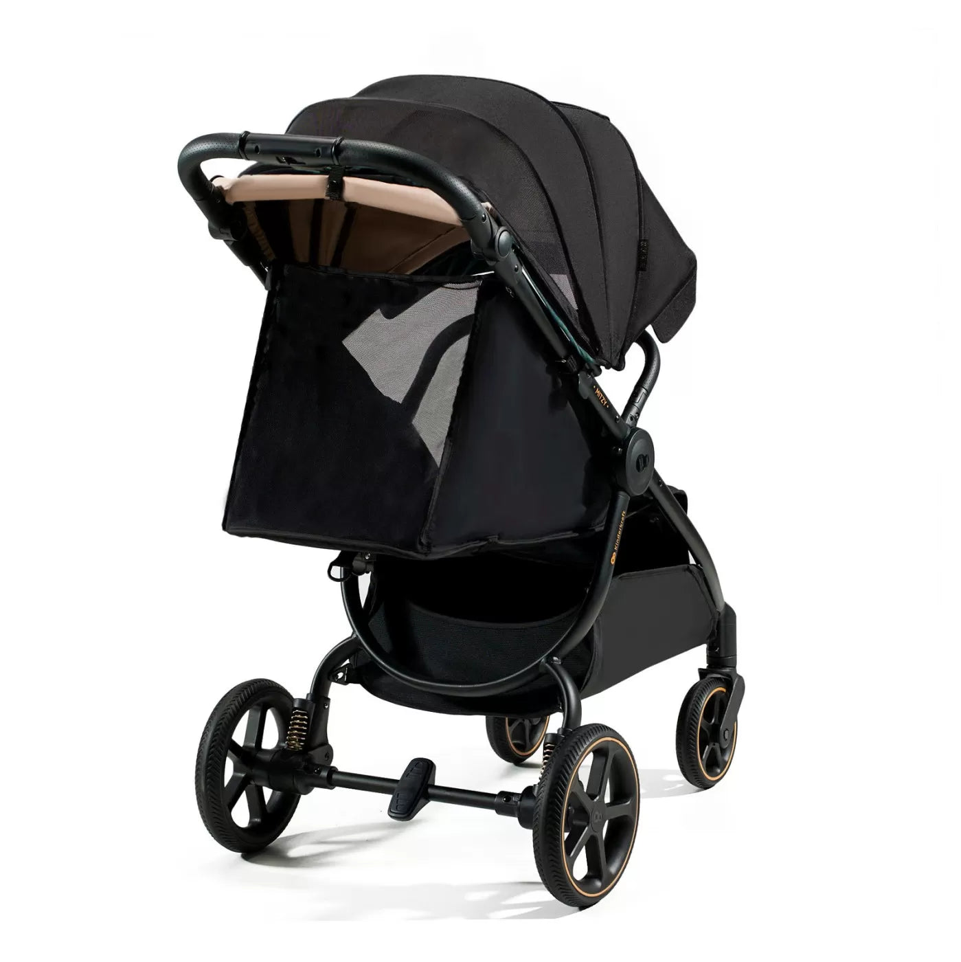 Carucior sport, ultra compact, kinderkraft mitzy, 0-22 kg, black ink
