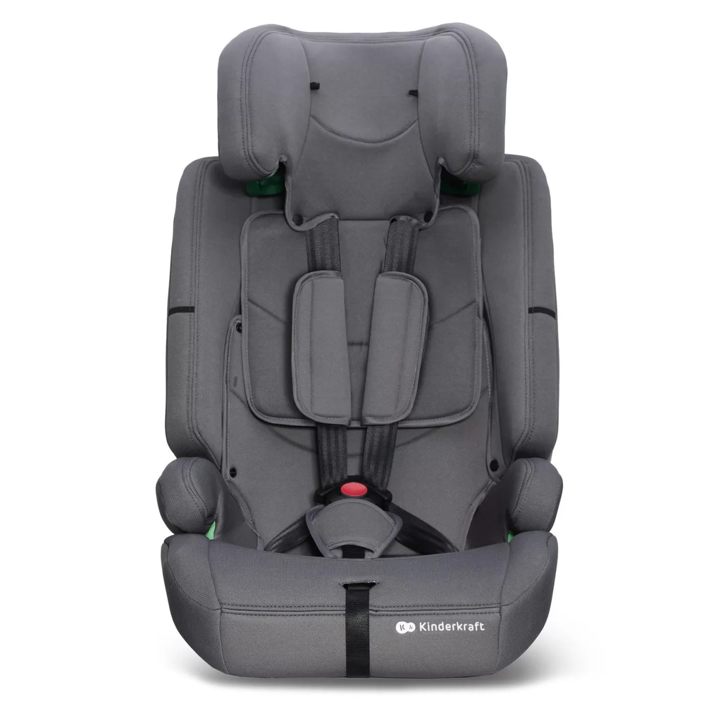 Scaun auto i-size, 76-150 cm, kinderkraft safety fix 2, grey