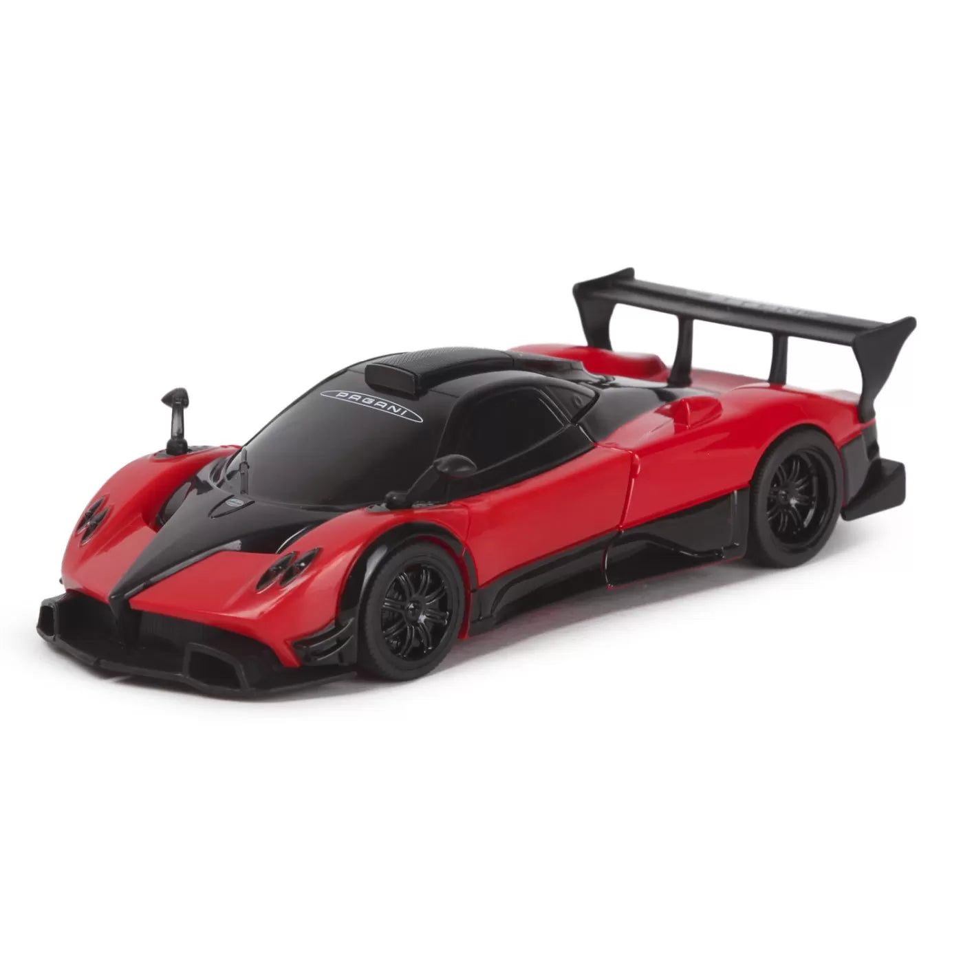 Pagani Zonda R piros kabrió fém autó 1-től 32-ig méretarányban