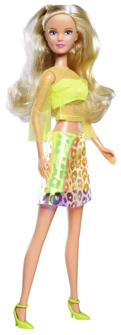 Steffi love papusa steffi neon style galben