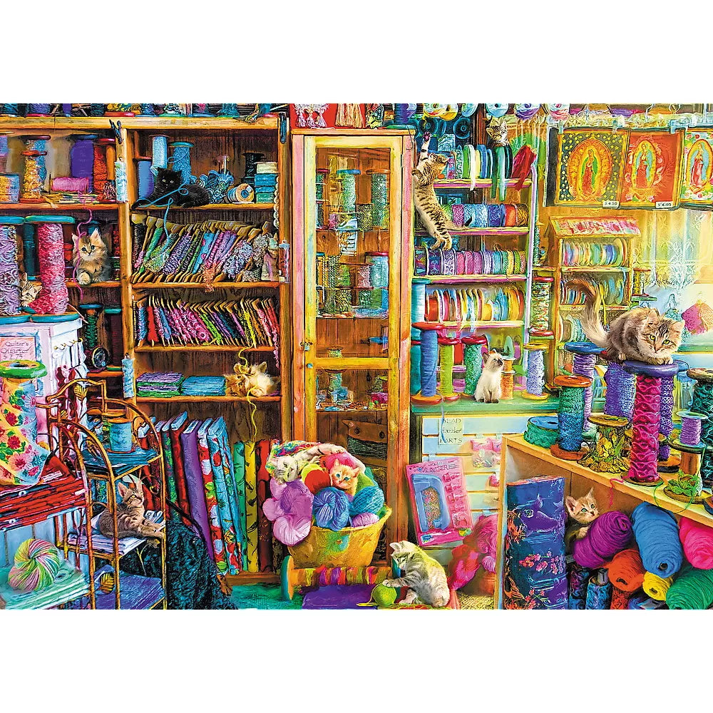 Puzzle trefl 2000 cicaparadicsom