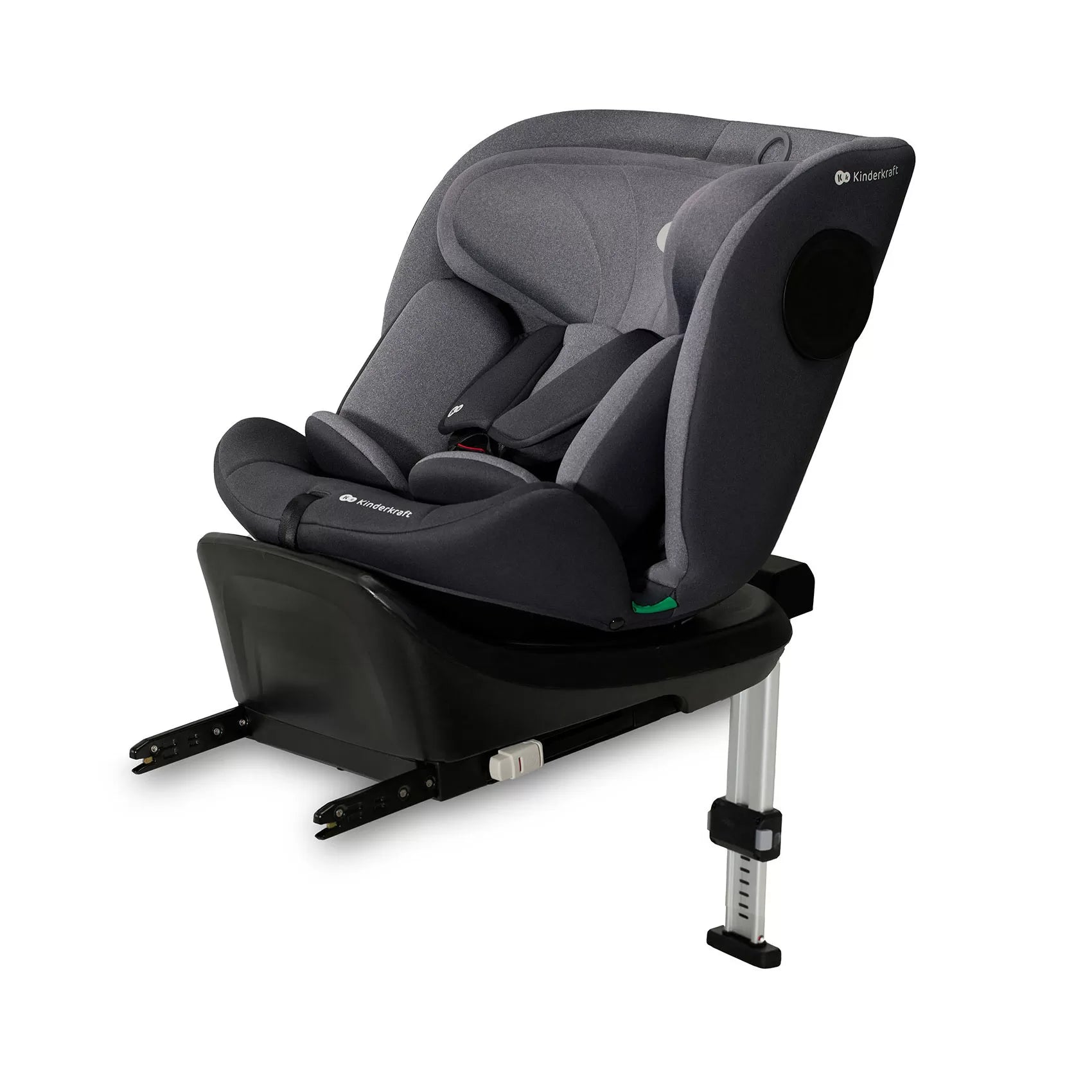 Scaun auto i-size, 40-150 cm, kinderkraft i-360, grey