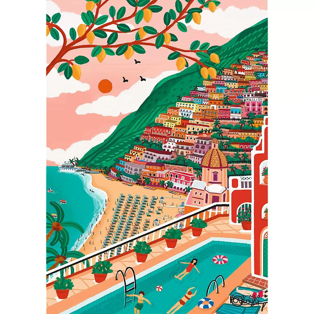 Puzzle trefl 1000 prémium plusz Positano Olaszország