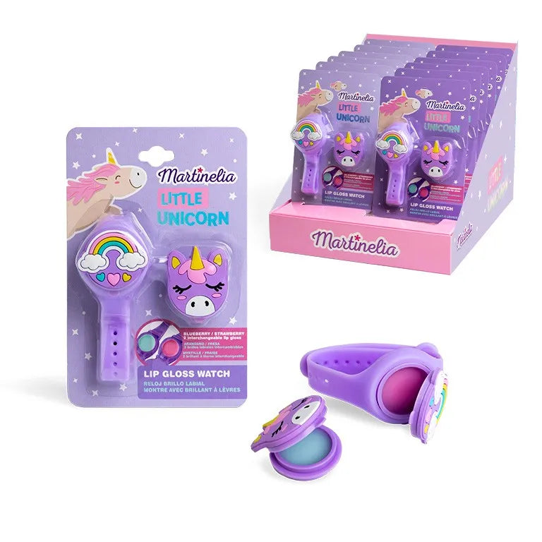 Martinelia little unicorn ceas cu 2 luciuri  de buze
