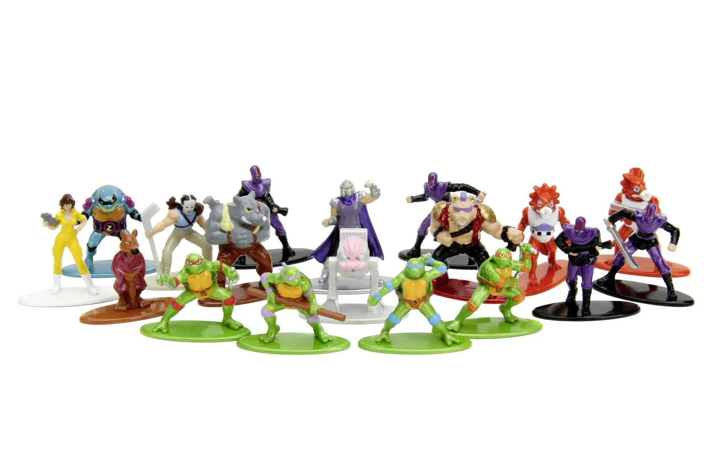 Jada fém nanofigurák ninja teknősök 18 figura 4cm
