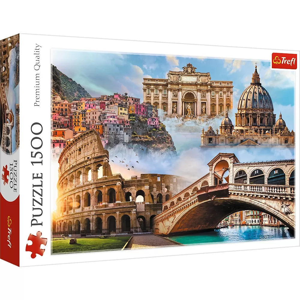 Puzzle trefl 1500 kedvenc hely Olaszországban