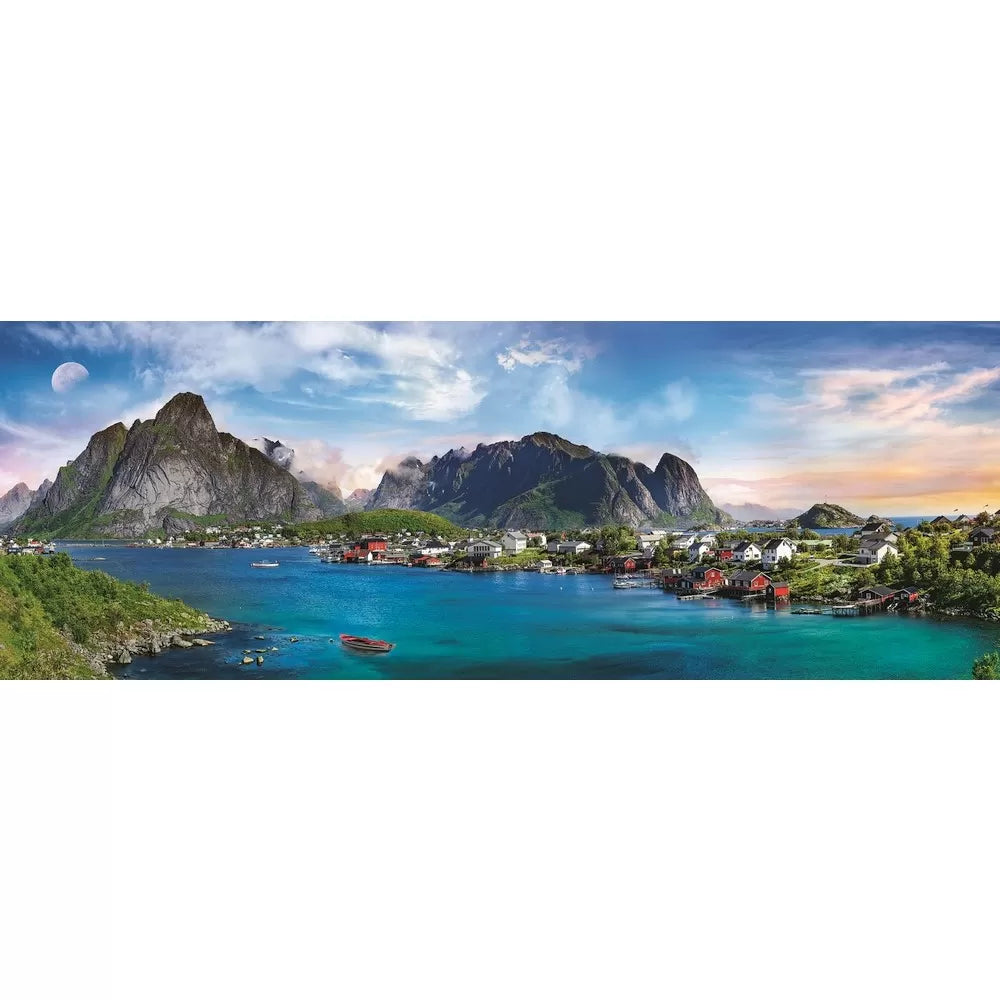 Trefl Panorama Puzzle 500 A norvég Lofoten-szigetvilág