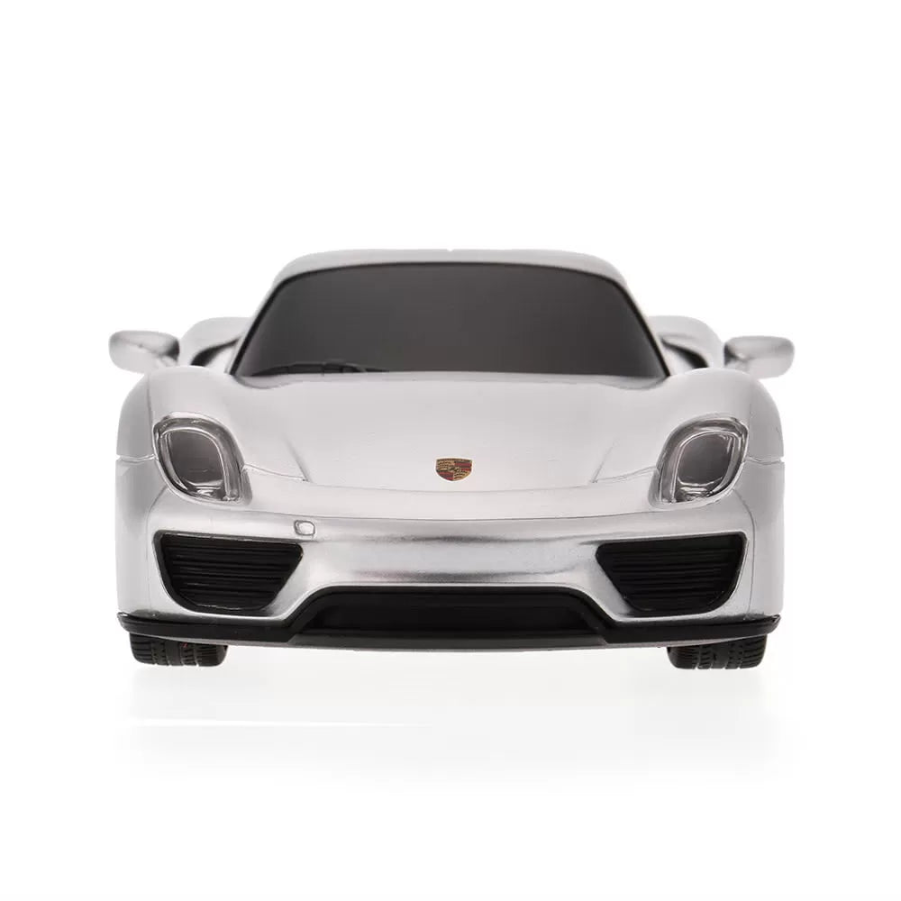 Távirányítós autó Porsche 918 Spyder ezüst 1-24 méretarányú