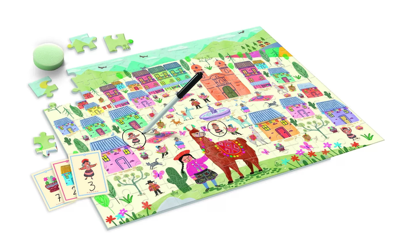 Agerino puzzle numaratoare