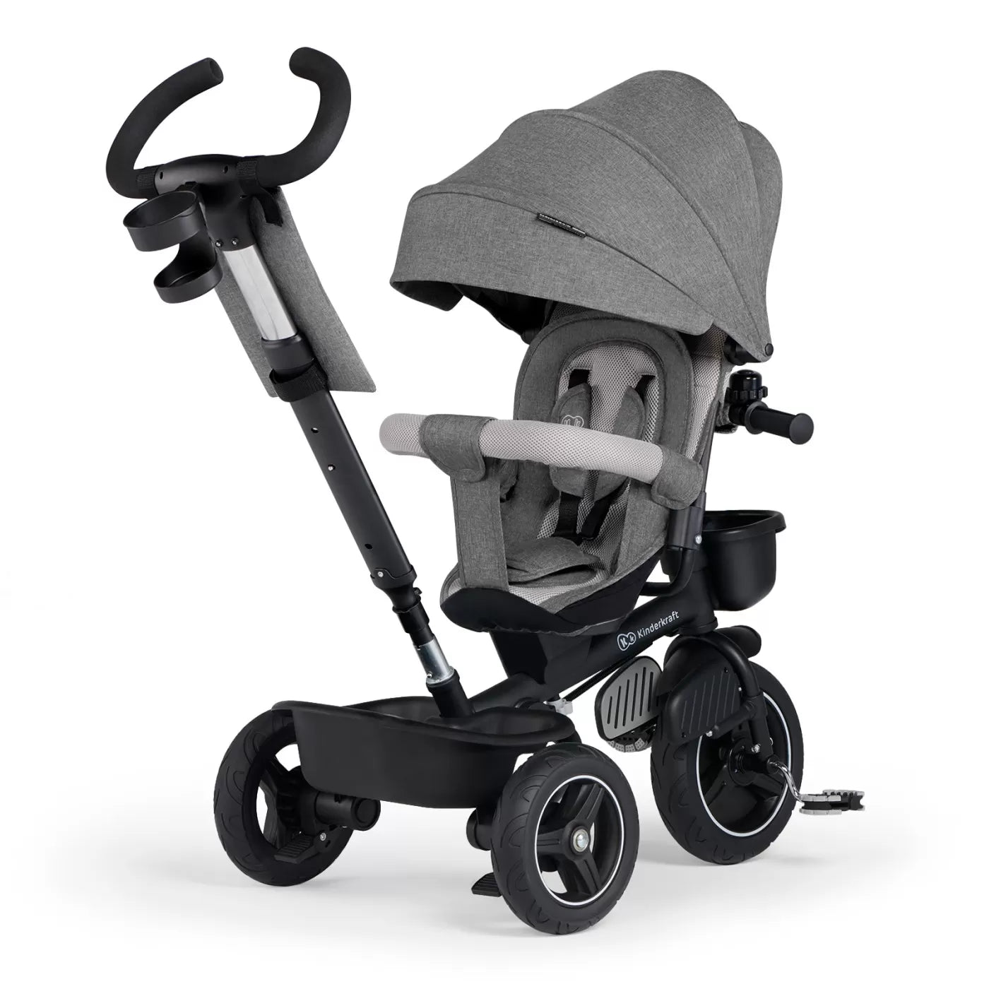Tricicleta kinderkraft spinstep, grey