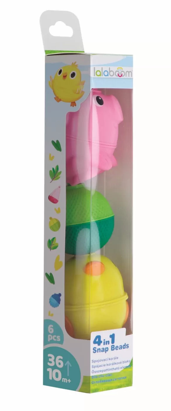 Lalaboom joc de dezvoltare bebe montessori 6 piese