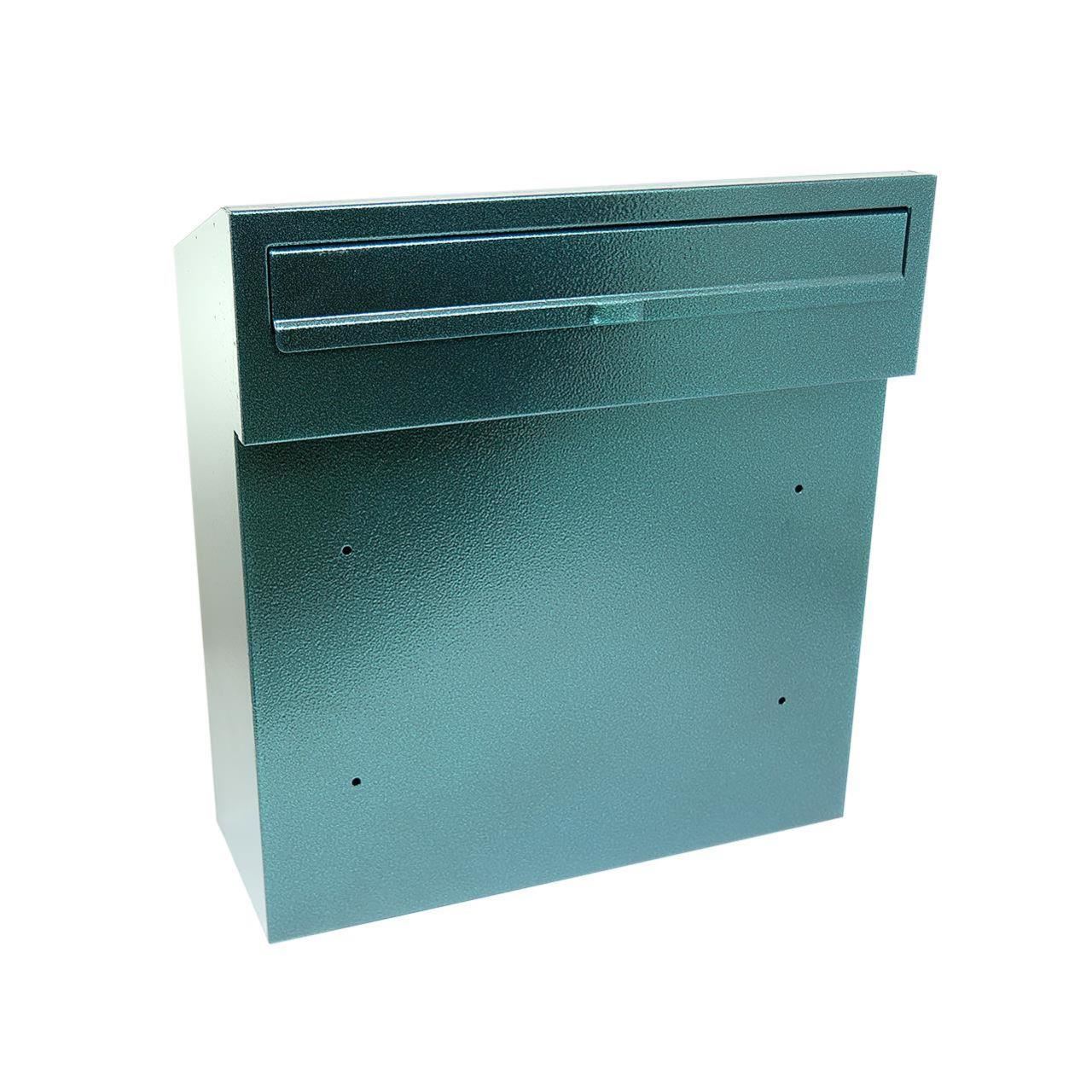 Postaláda, zöld, C4-es formátum, 37,5x17,5x40 cm, Damech