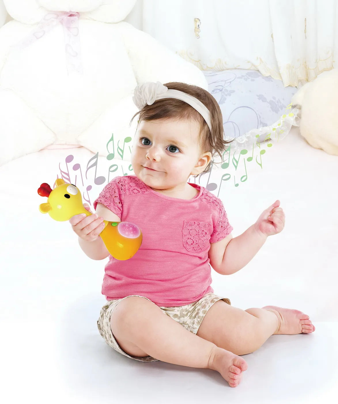 Zornaitoare girafa cu sunete si lumini