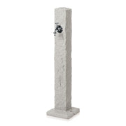 Masca robinet de gradina, cu adaptor furtun, efect granit, gri, 24x98 cm, Prosperplast