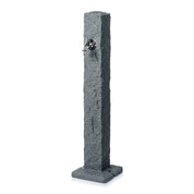 Masca robinet de gradina, cu adaptor furtun, efect granit, antracit, 24x98 cm, Prosperplast