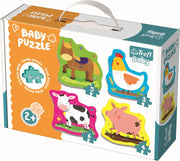 Puzzle trefl baby clasic animale la ferma 18 piese