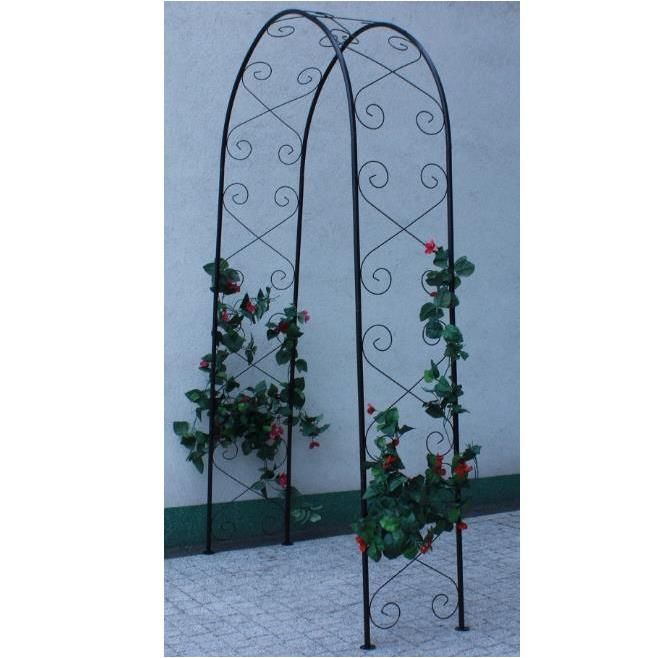 Fém ív, pergola, kertbe, 110x39x230 cm