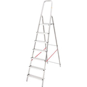 Scara aluminiu, Master, 6 trepte, platforma, max 125 kg, 2.15 m