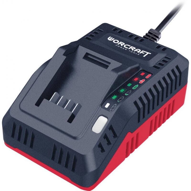 Incarcator acumulator, rapid, Worcraft, 20 V, 6 Ah