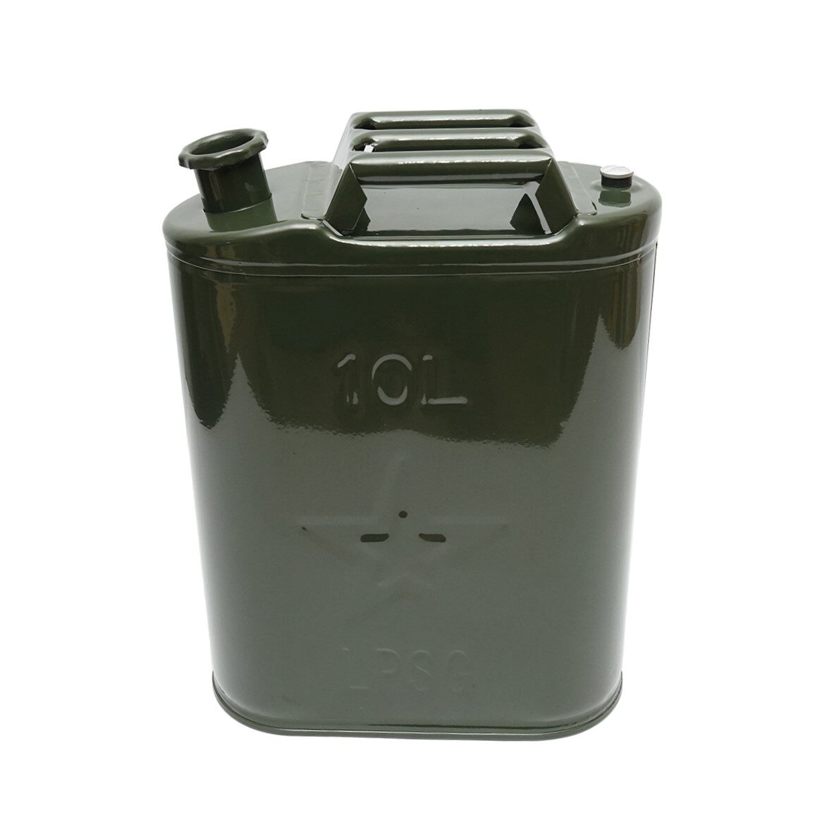 Canistra metalica, 10 L, cu dop insurubabil