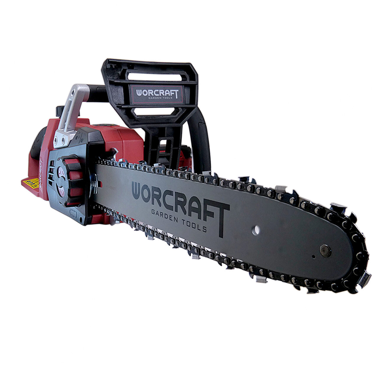 Elektromos láncfűrész 2x 4 Ah akkumulátorral, 20 V Li-ion, 35 cm, töltővel, Worcraft
