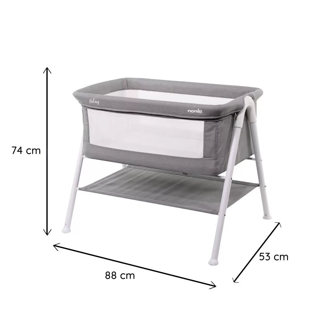 Patut co-sleeper, hillary, grey