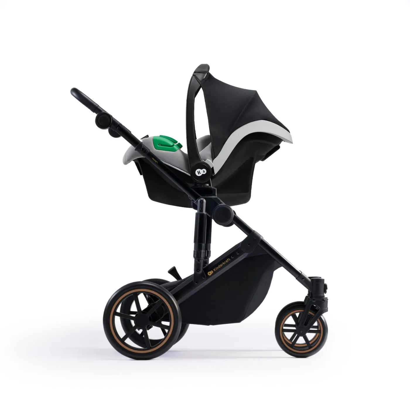 Carucior 3 in 1 kinderkraft prime 2 3in1 mink pro grey