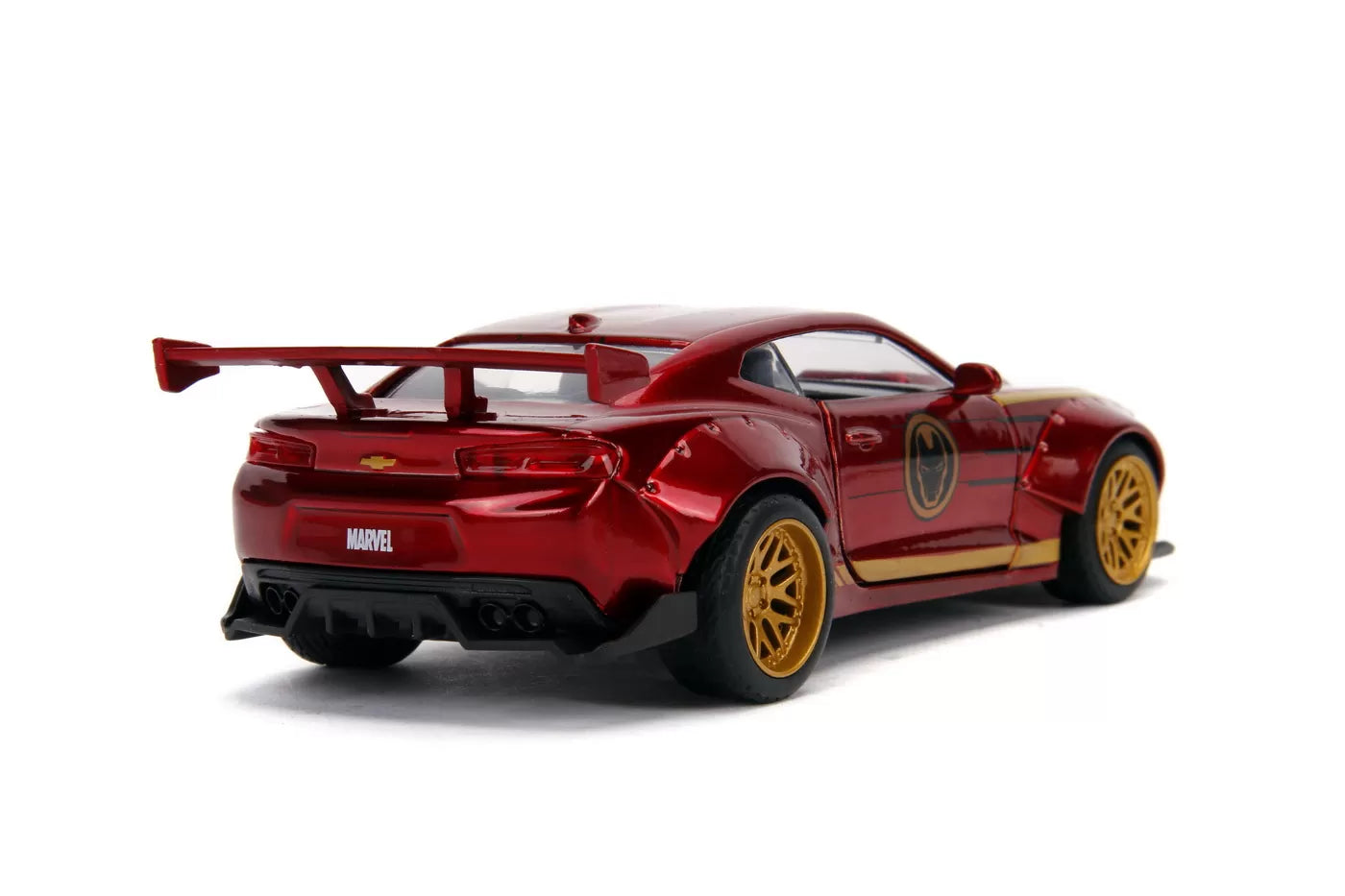 Iron Man 2016 Chevy Camaro SS öntött autómodell 1/32 méretarány